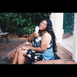 Forever 21 Stretch Floral Print Dress